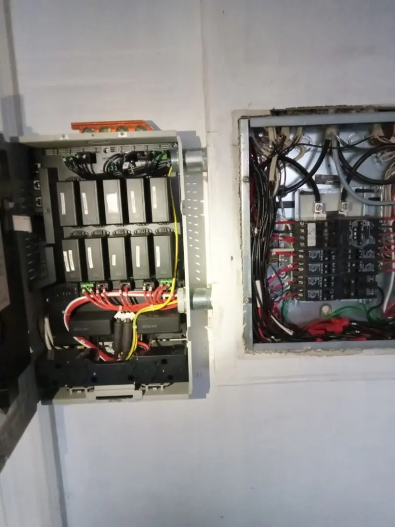 Electrical panel upgrade completed for Commercial Electrician Services in Cave Springs
